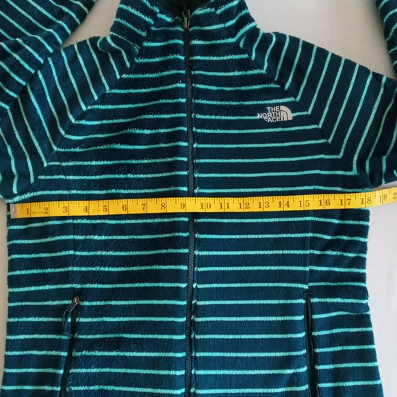 The North Face Women’s Osito Silken Fleece Striped Full Zip Jacket Size medium - Picture 6 of 10